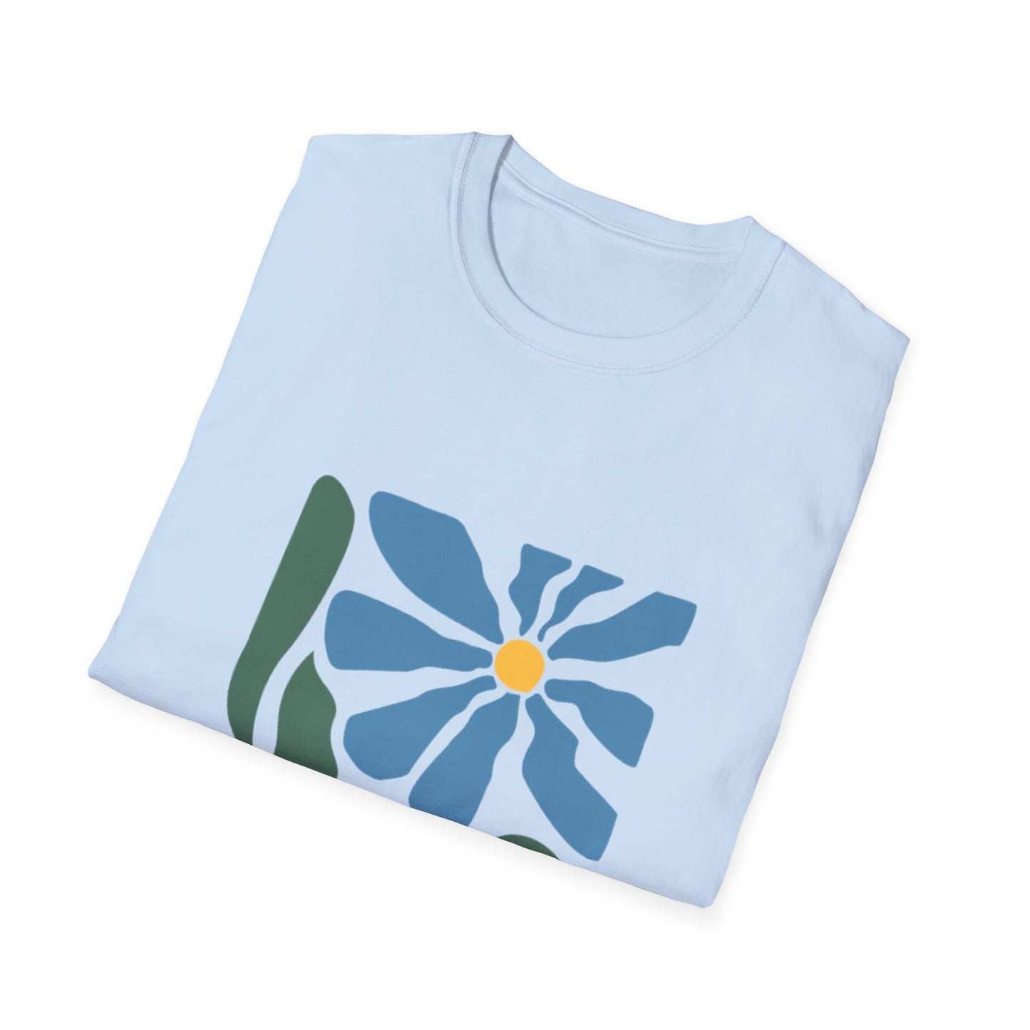 Be Kind Floral Unisex T-Shirt - Softstyle Tee for Everyday Comfort