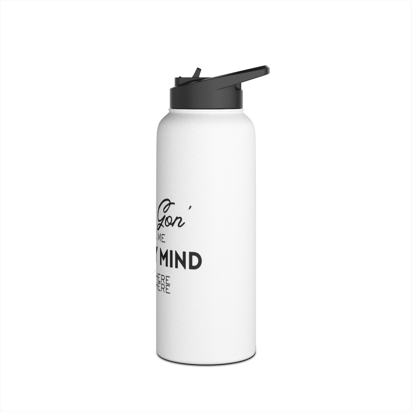 Stainless-steel Water Bottle - Funny Quote