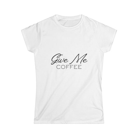 Women's Softstyle Tee – Perfect for Coffee Lovers