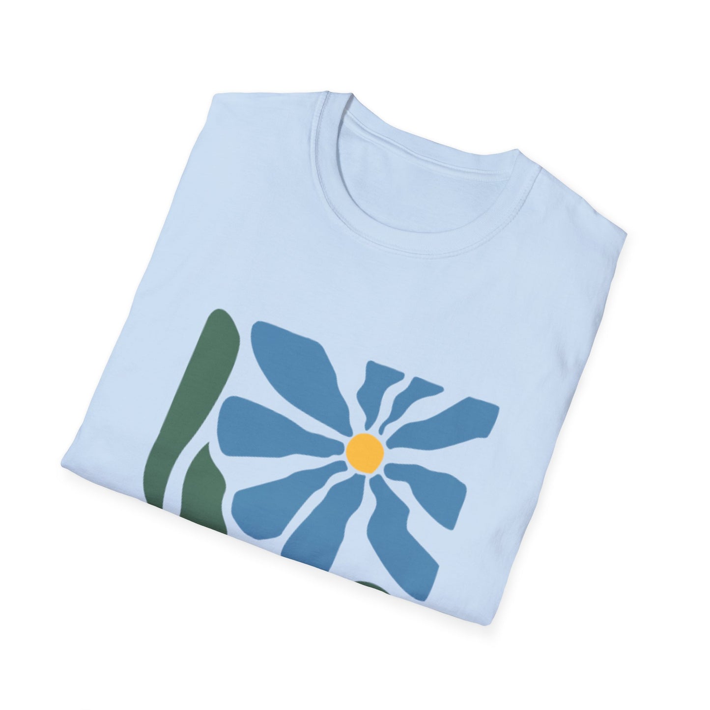 Be Kind Floral Unisex T-Shirt - Softstyle Tee for Everyday Comfort