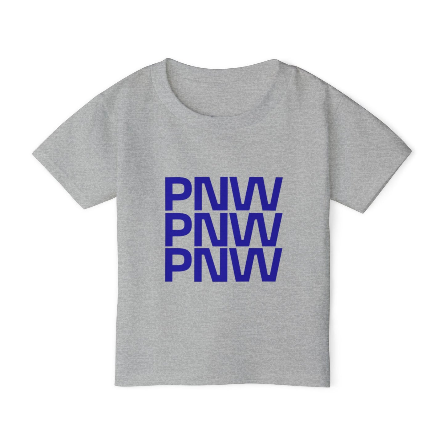 PNW Stacked Toddler T‑Shirt — Pacific Northwest Minimalist Kids Tee