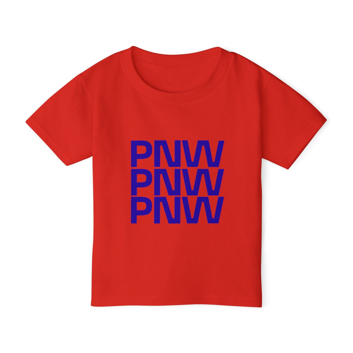 PNW Stacked Toddler T‑Shirt — Pacific Northwest Minimalist Kids Tee