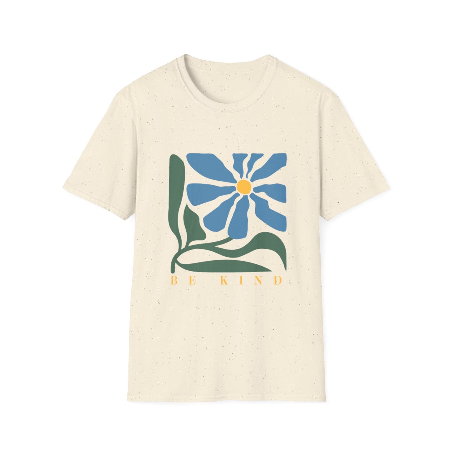 Be Kind Floral Unisex T-Shirt - Softstyle Tee for Everyday Comfort