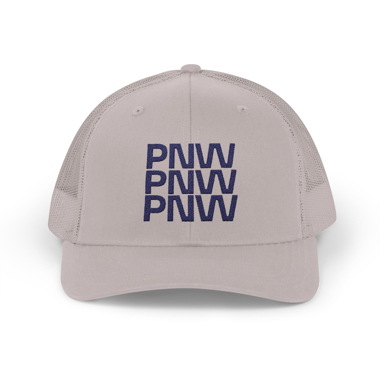 PNW Embroidered Snapback Trucker Cap for Outdoor Enthusiasts