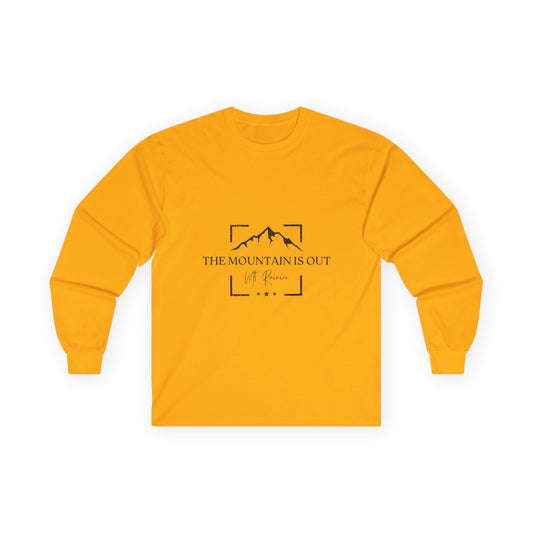 The Mountain is Out - Unisex Cotton Shirt