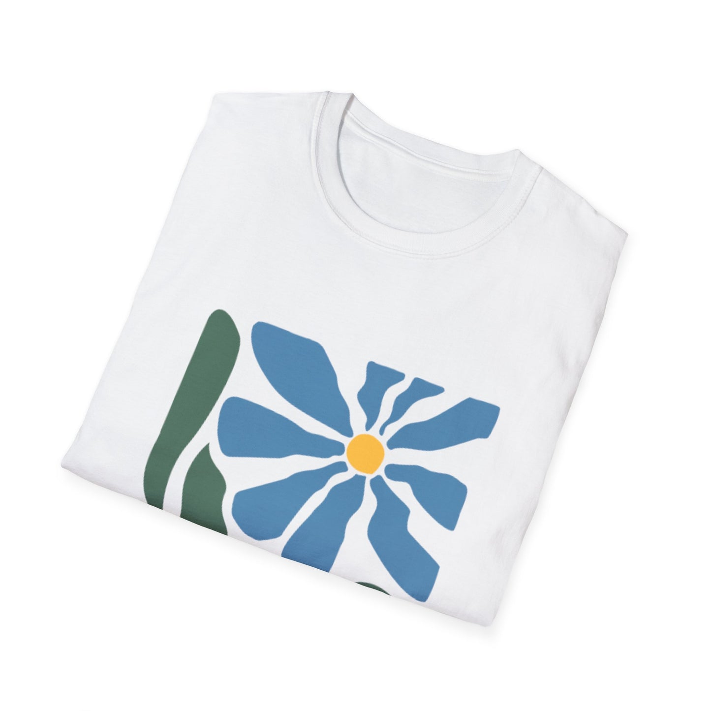 Be Kind Floral Unisex T-Shirt - Softstyle Tee for Everyday Comfort