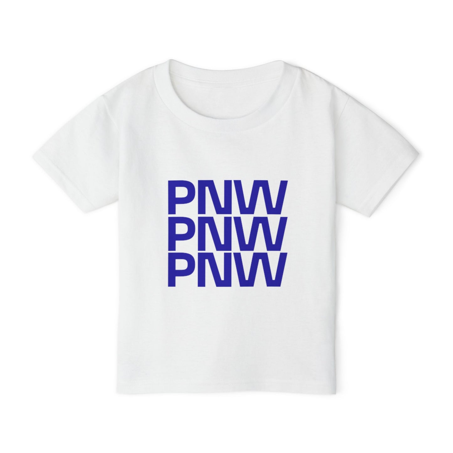 PNW Stacked Toddler T‑Shirt — Pacific Northwest Minimalist Kids Tee