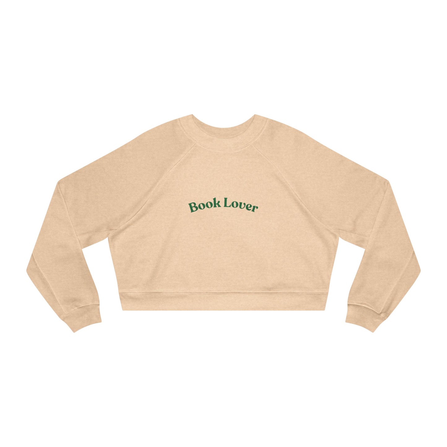 Book Lover Cropped Fleece Pullover