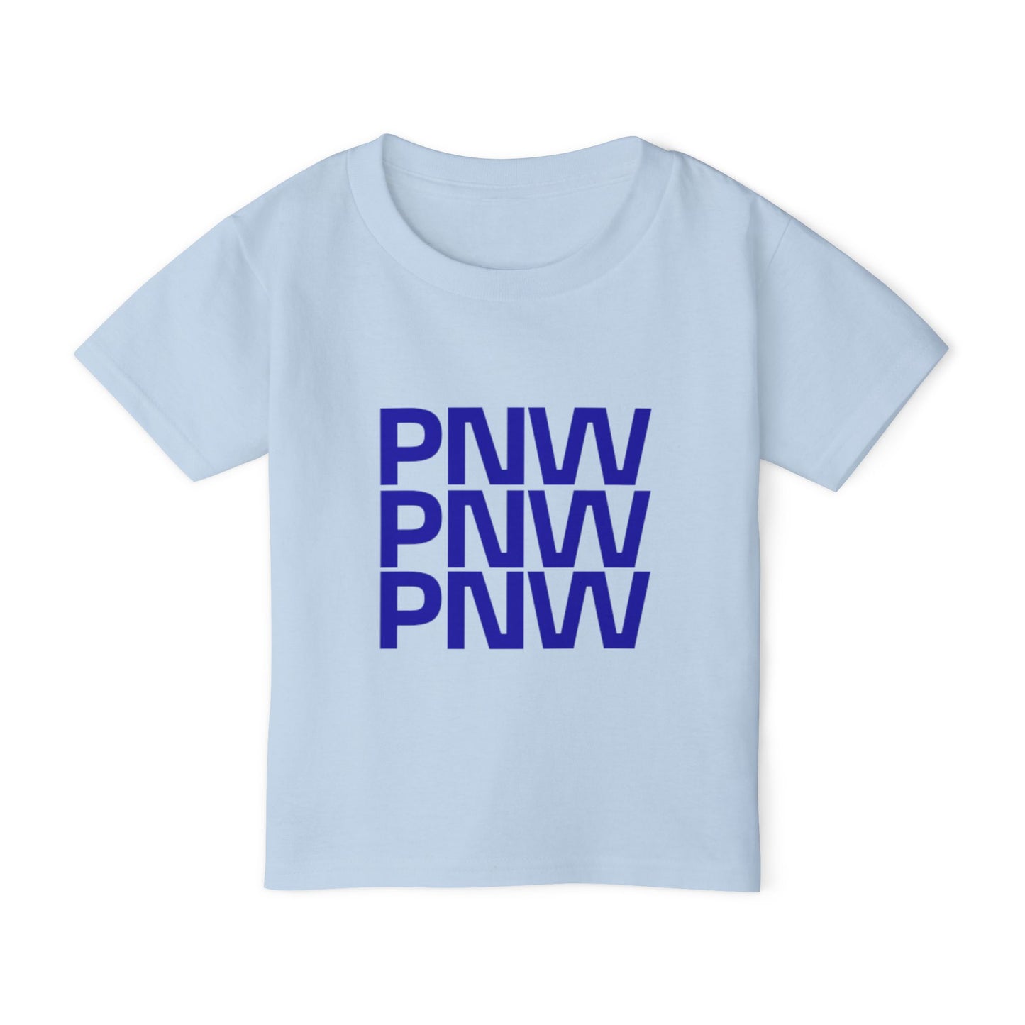 PNW Stacked Toddler T‑Shirt — Pacific Northwest Minimalist Kids Tee