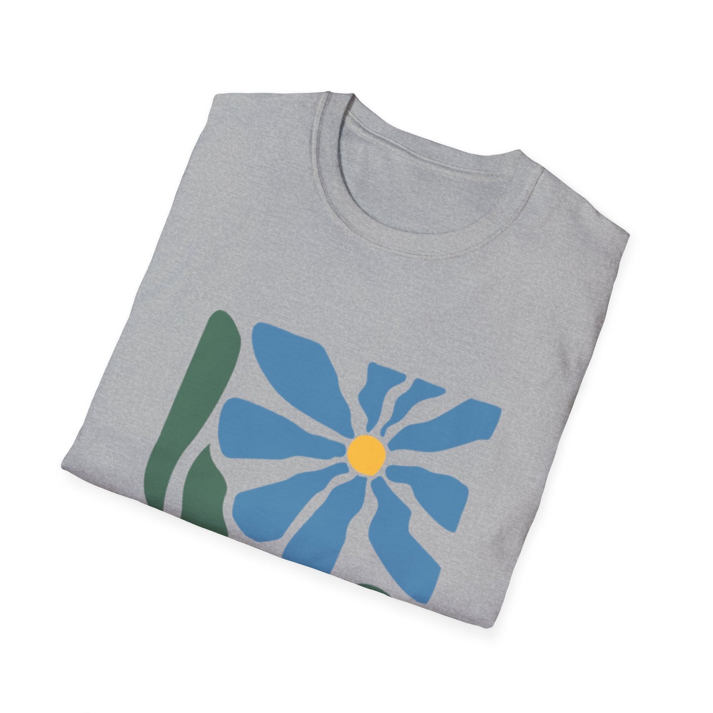 Be Kind Floral Unisex T-Shirt - Softstyle Tee for Everyday Comfort